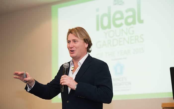 David-Domoney at the 2015 young gardeners of the year launch