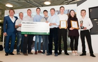 Askham Bryan College wins the Best at Show trophy at the Young Gardeners of the Year 2016 Competition, plus a cheque