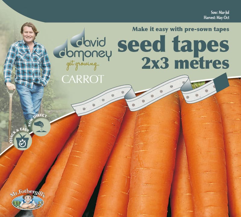 David Domoney's carrot seeds
