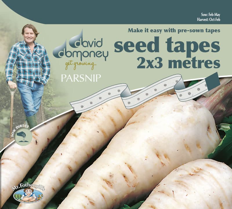Grow your own Parsnip Seed Tape
