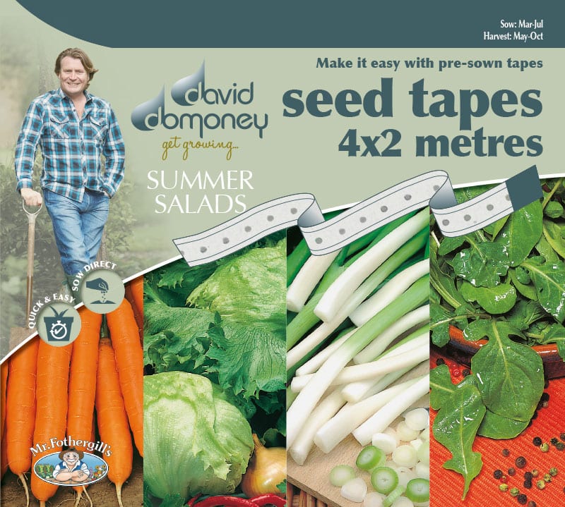 Grow your own Tape Summer Salads seeds