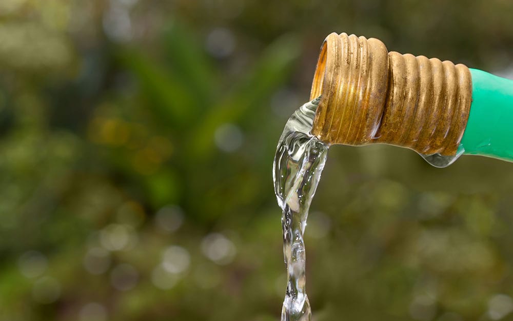 conserving water hose