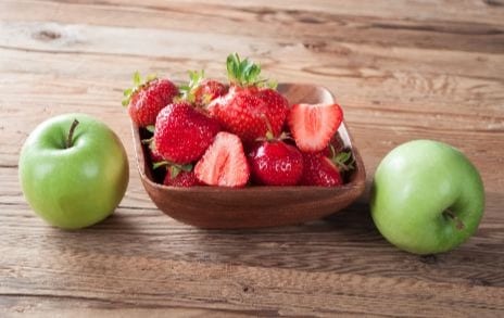Apples and strawberries are great for your health