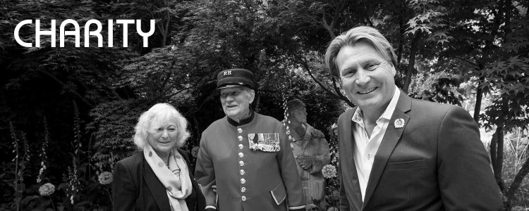 David Domoney and charity partner's
