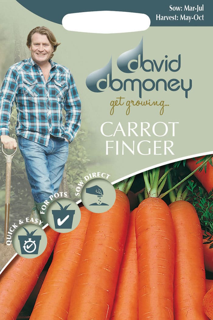 carrot seeds finger