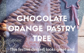 Recipe Chocolate orange pastry tree