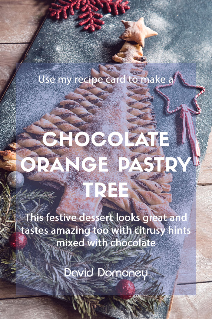 Recipe Chocolate orange pastry tree