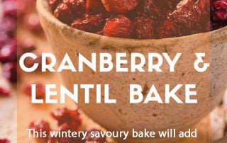 cranberry and lentil bake recipe