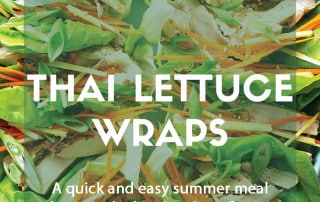 July recipe Thai lettuce wraps