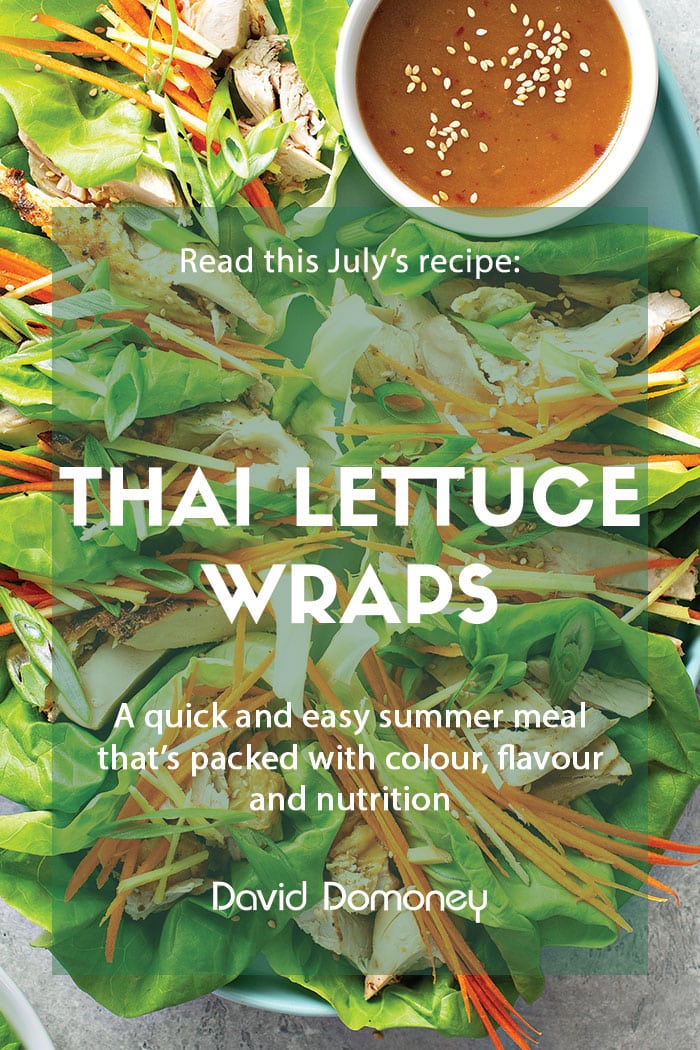 July recipe Thai lettuce wraps