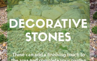 Using decorative stones in your garden designs