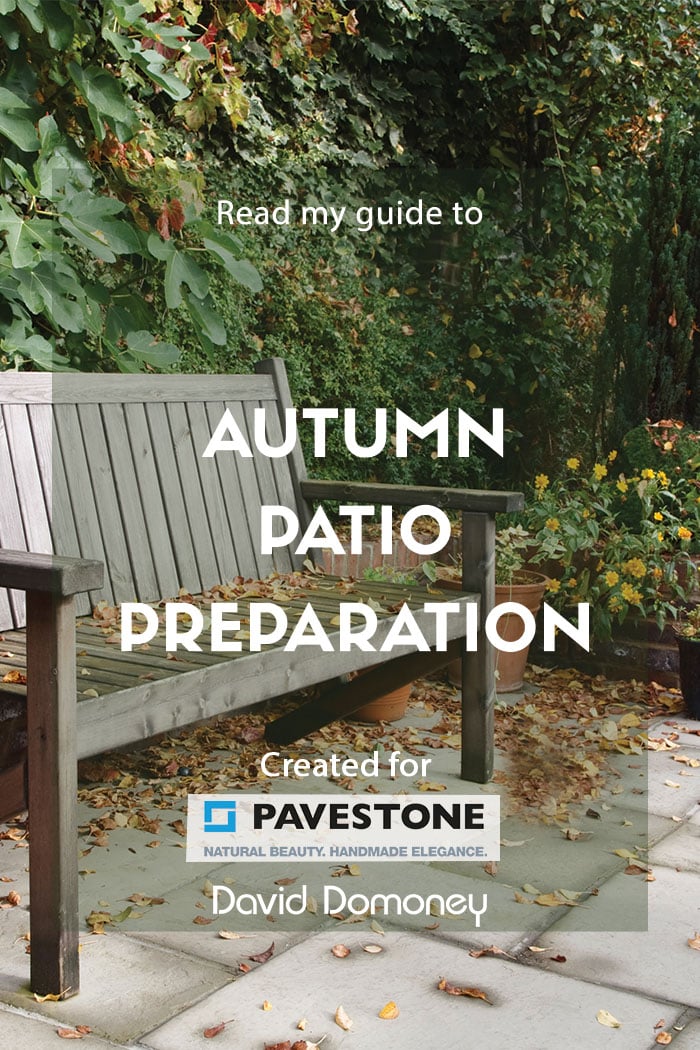 autumn patio preparation