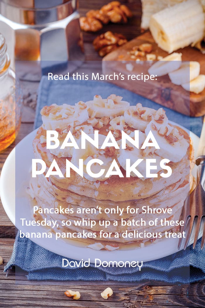 Recipe - March - Banana pancakes
