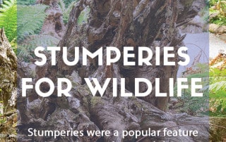 Stumperies for garden wildlife