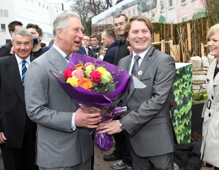 David Domoney and Prince Charles