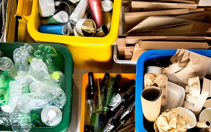 Recycling bins