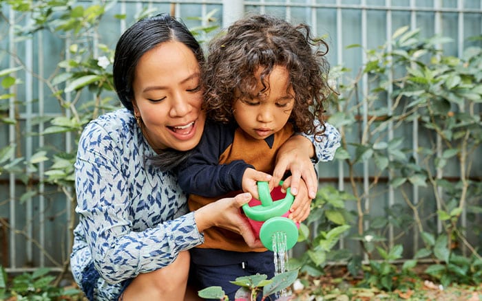 gardening with your family sociable