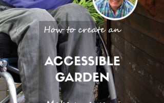 Accessible garden blog feature