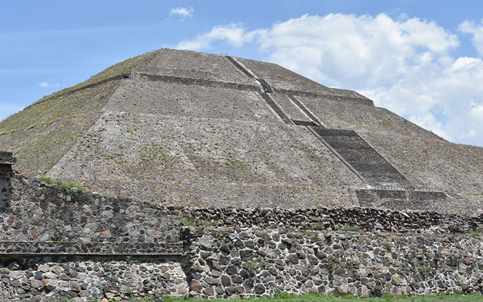 Aztec pyramid mexico